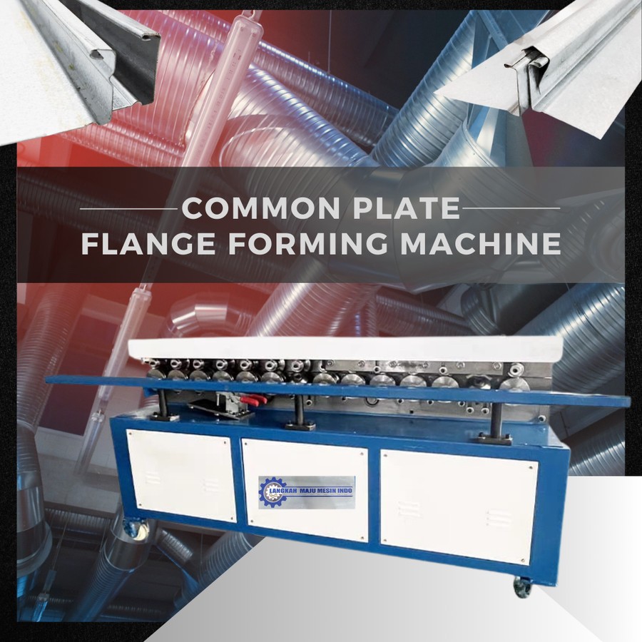 HVAC TDF Ducting Common Plate Flange Machine - Mesin Common Flange Ducting