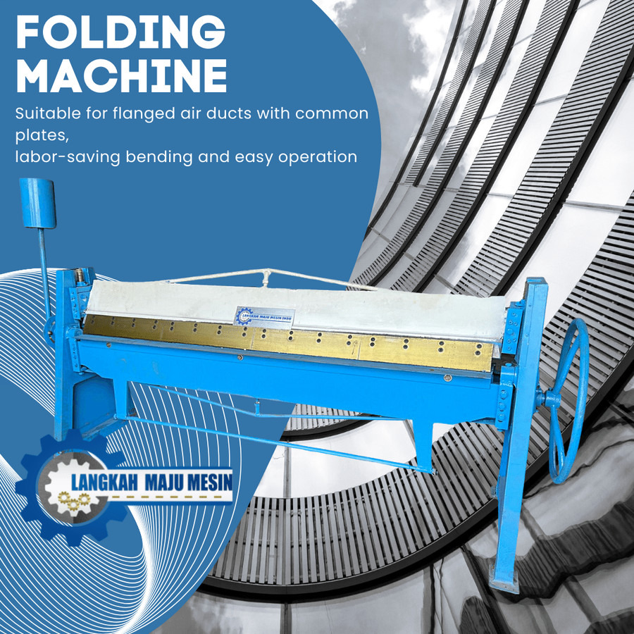 Manual Folding Mesin / Mesin Tekuk Plat Manual Mesin Bending